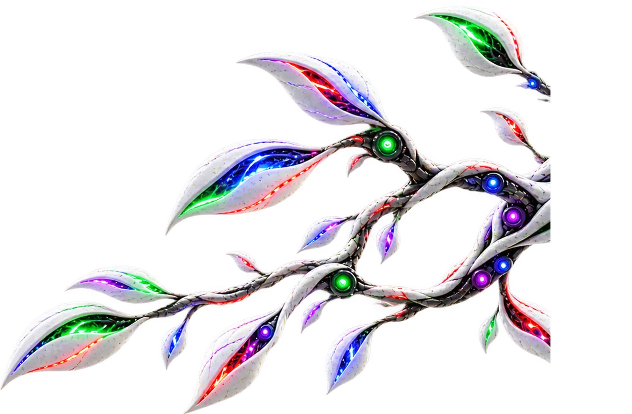 Ilustración 3D de la mascota de Treecoms